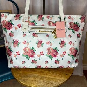 Juicy Couture Vintage Rose Tie Light Tote